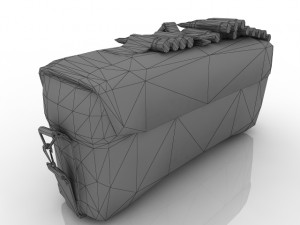 bag with ammunition 3D Model