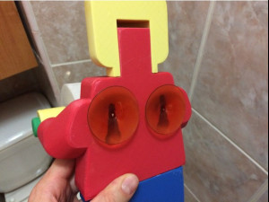 lego toilet paper holder Model Cetak 3D