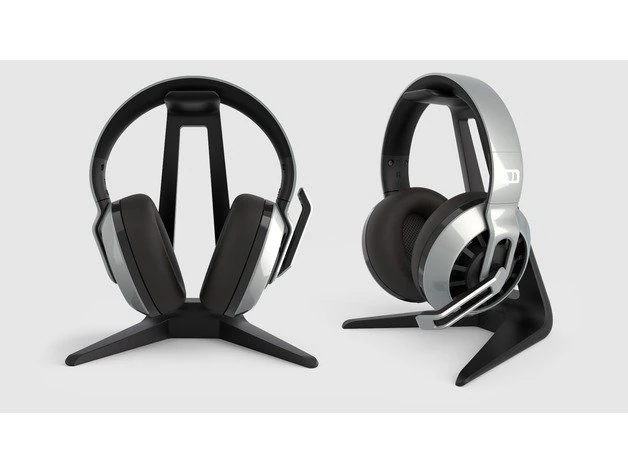 Headphone stand 3D Print Model .c4d .max .obj .3ds .fbx .stl .blend 