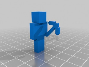 steve from minecraft 3Dプリントモデル