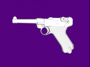 luger 3D Print Model