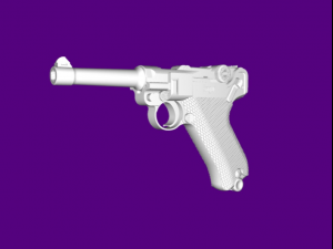 luger Model do druku 3D