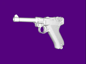 Luger 3D Print Model