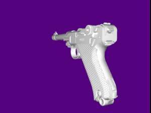 Luger 3D Print Model