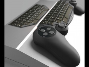 controller pad keyboard hybrid 3D Print Model