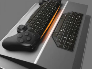 Controller pad keyboard hybrid 3D Print Model