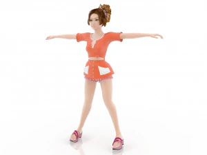 woman doll 3D Model