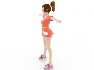 woman doll 3D Model