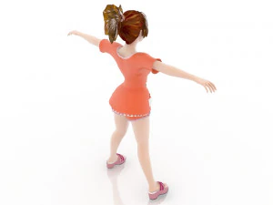 woman doll 3D Model