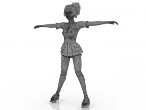woman doll 3D Model