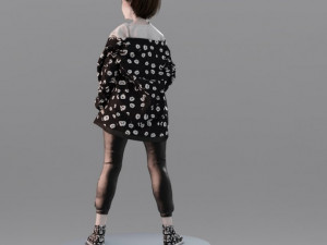 anime girl 3D 模型