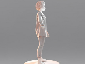 anime girl 3D 模型