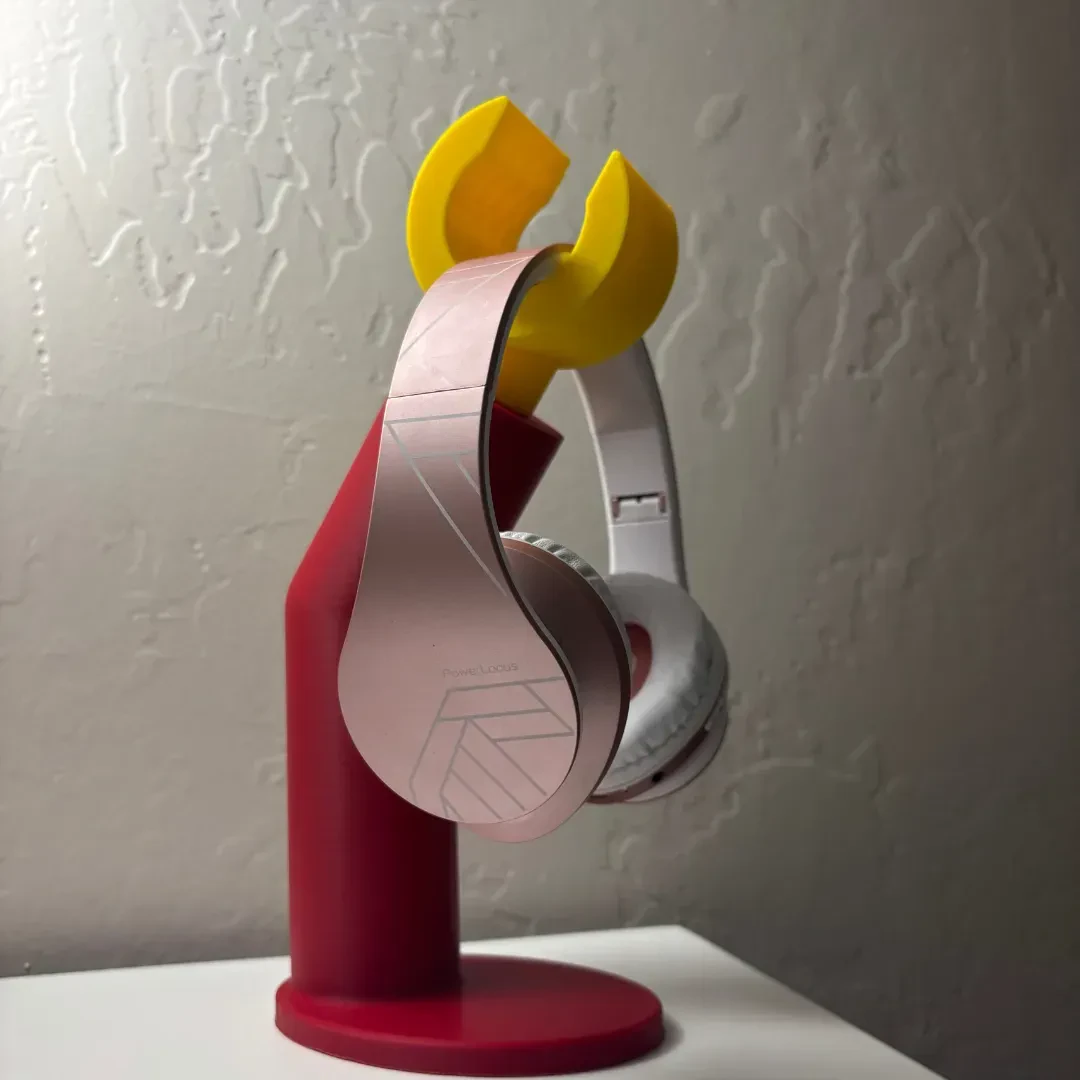 LEGO Headphone Stand 3D Print Model .c4d .max .obj .3ds .fbx .stl .blend