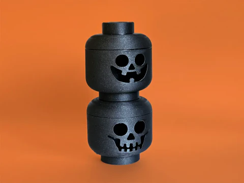 Lego Candlestick and candy dish 3D Print Model