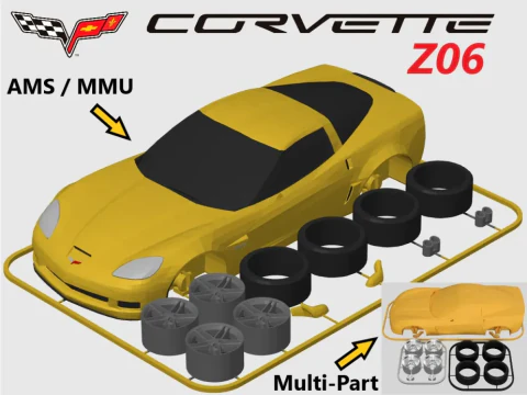 Chevrolet Corvette Z06 3d print 3D Print Model