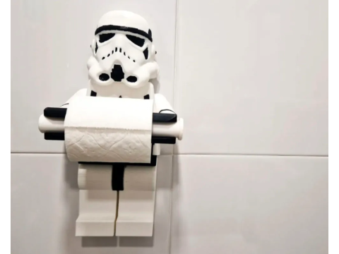 Lego star wars toilet paper holder 3D 打印模型