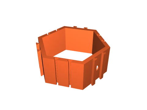Hexes for LEGO mini figures Model do druku 3D