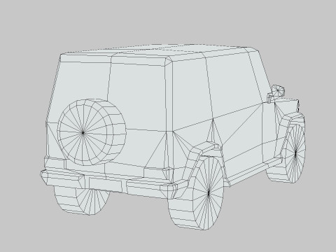 梅赛德斯-奔驰 G 级 3D 模型