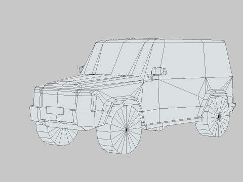 梅赛德斯-奔驰 G 级 3D 模型