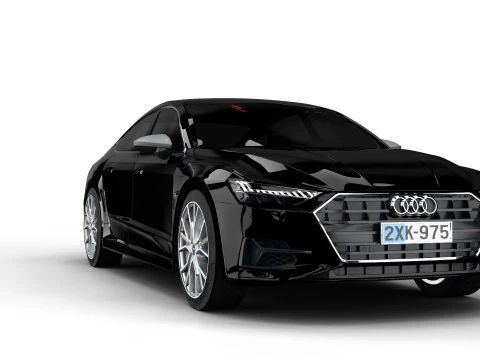 奥迪 A7 Sportback 2018 3D 模型