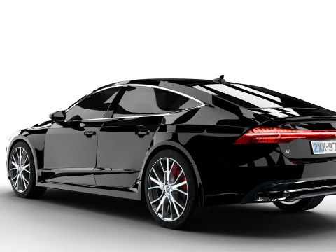 Audi A7 Sportback 2018 3D Model