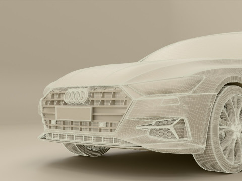 Audi A7 Sportback 2018 Modelo 3D