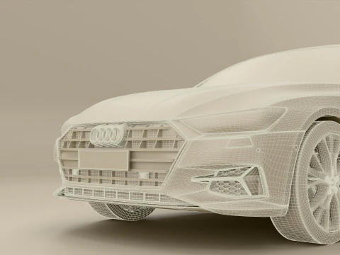 Audi A7 Sportback 2018 3D Model