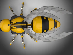 abeja rob&oacute;tica Modelo 3D