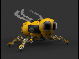 robotic bee 3D 模型