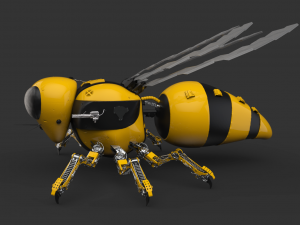 robotic bee 3D 模型