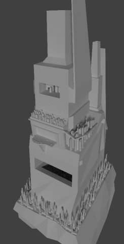 future white city 3D मॉडल .c4d .max .obj .3ds .fbx .stl .blend 