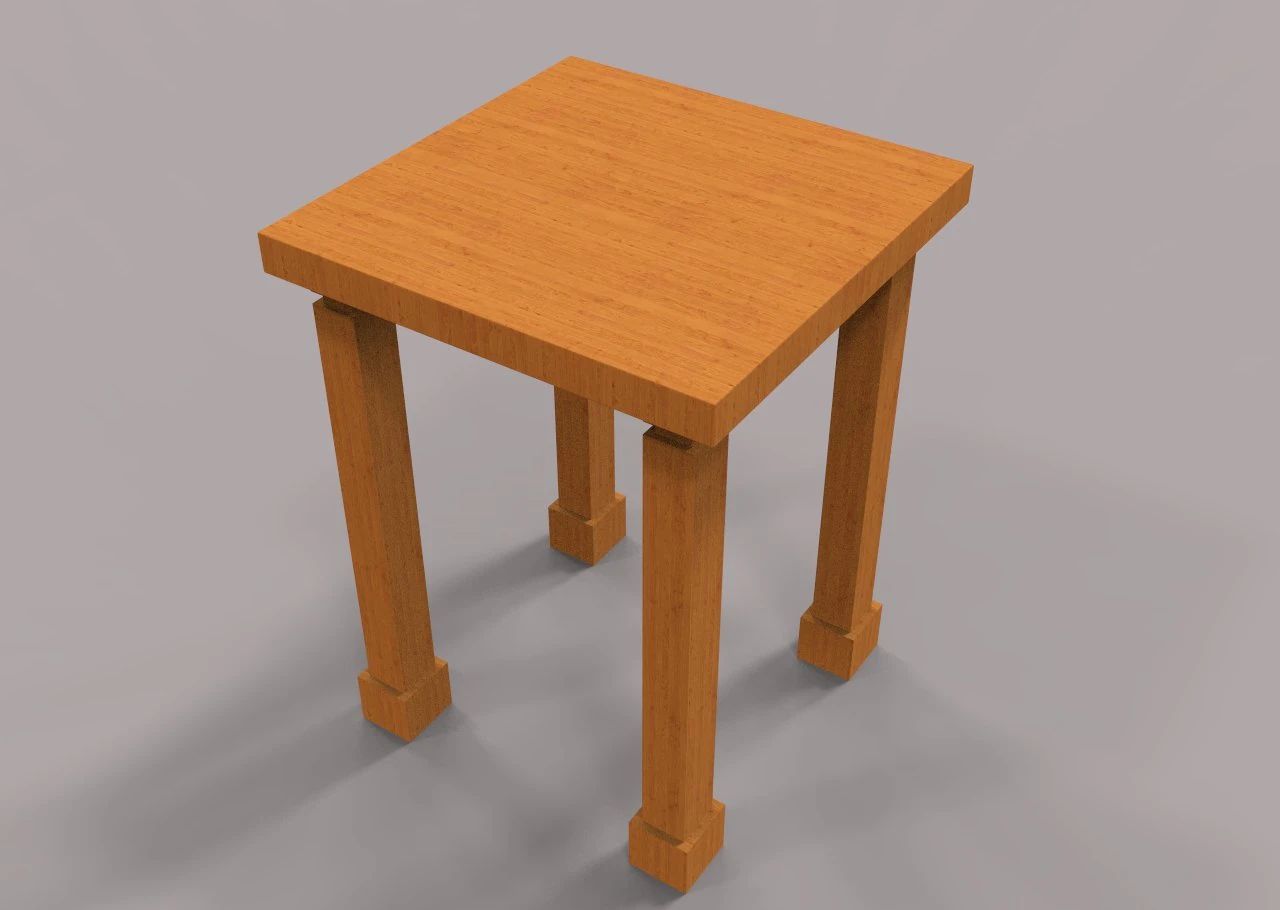 стіл 3D Модель .c4d .max .obj .3ds .fbx .stl .blend 