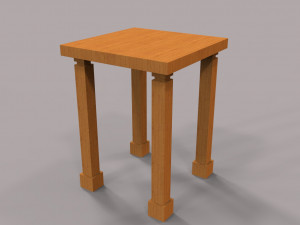 table 3D Model