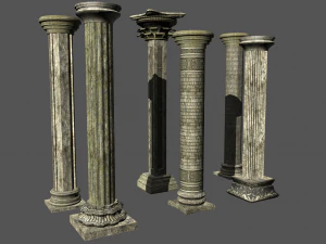 columns collection 3D Model