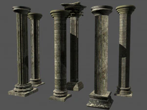 columns collection 3D Model