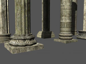 columns collection 3D Model