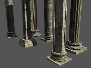 columns collection 3D Model