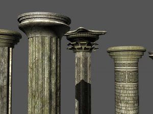 columns collection 3D Model