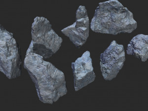 rocks - stones 3D मॉडल