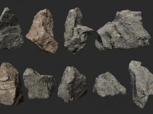 stones pack 3D Model