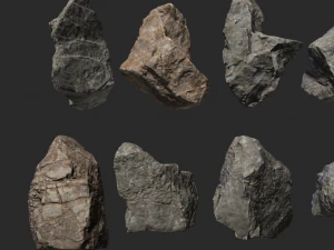 stones pack 3D Model