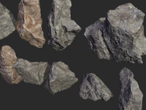 stones pack 3D Model