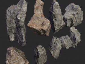 stones pack 3D Модель