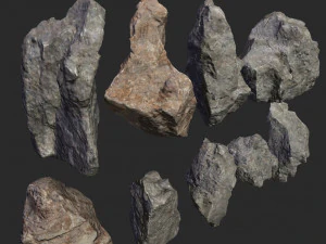 stones pack 3D Model