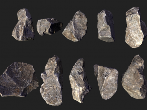 real rocks lowpoly 3D मॉडल