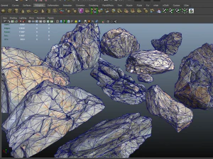 paquete de piedras oscuras Modelo 3D