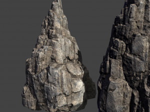 rock stone lowpoly 3D Model