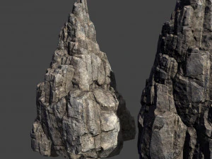 pedra de rocha lowpoly Modelo 3D
