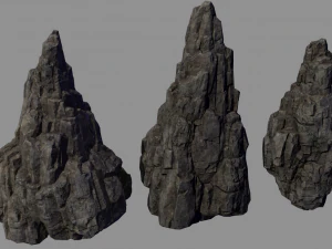 rock stone lowpoly 3D Model