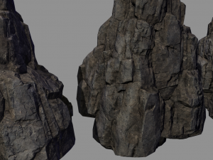 rock stone lowpoly 3D 模型